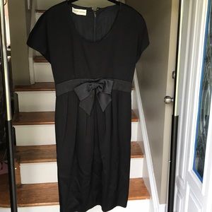 Black dress with bow